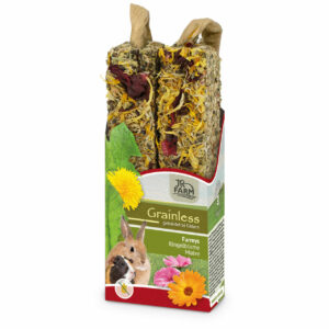 JR FARM Grainless bâtonnets à grignoter aux fleurs de calendula pour lapins et rongeurs