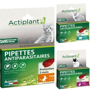 Comprimés anti boules de poils chat Actiplant vermi´chat