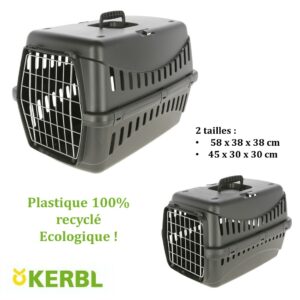 Caisse de transport eco KERBL lapins chats rongeurs lapins chiens bamm paris