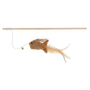 canne à pêche pour chats KORKI 40 cm liège