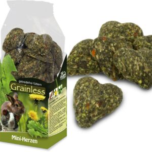 petit coeur foin et persil jr farm friandise pour lapin et rongeur