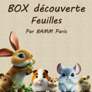 Box découverte feuilles pour lapins, octodons, chinchillas, cochons d'inde, hamsters, gerbilles et rongeurs par BAMM Paris