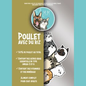 BAMM Paris Super Premium Poulet et riz - Chats adultes