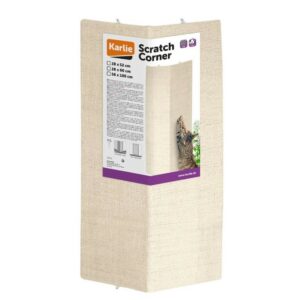 Griffoir d'angle pour chats en sisal