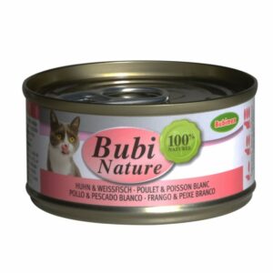 Bubinature chats poulet poisson blanc