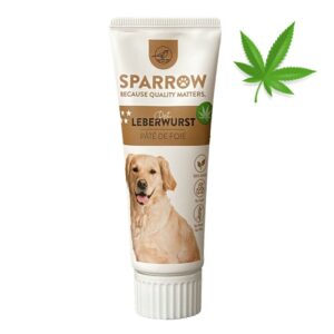 Pâté de foie pour chiens au CBD Sparrow