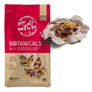 BOTANICALS - Mid mix - Fleurs de souci et fleurs de roses Bunny nature