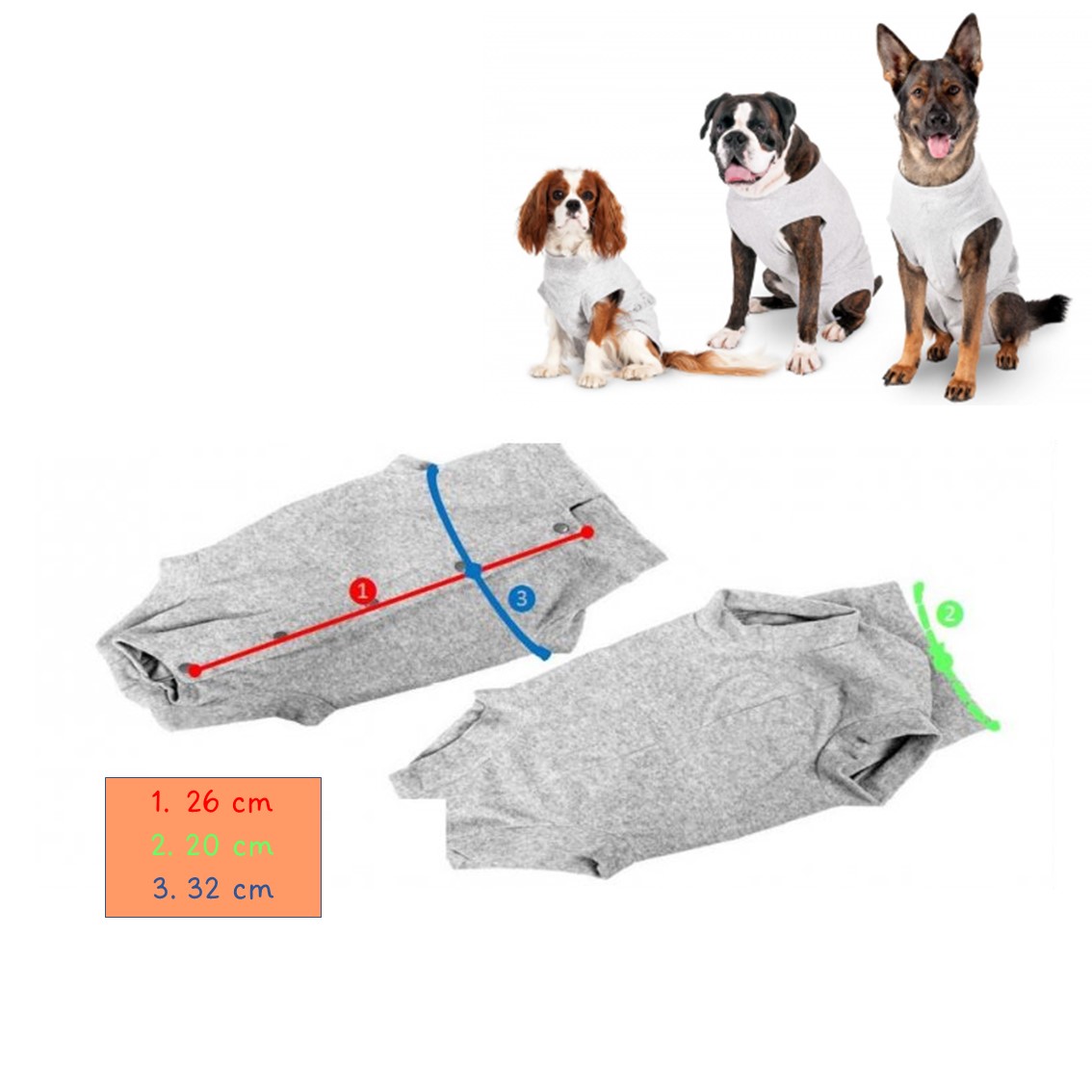 Medical Pet Shirt Tee Shirt Pour Chat Apres Operation Body Bymall