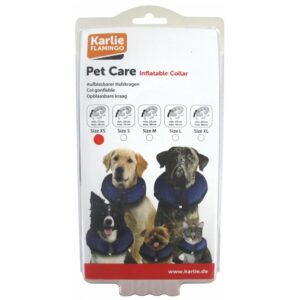 Collerette gonflable pour chiens chats et lapins karlie toutes tailles