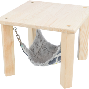 Tabouret avec hamac SUNNY pour chatons ou lapins