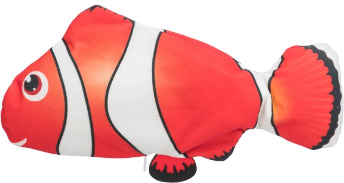 Poisson Clown Frétillant jouet interactif pour chat - BAMM Paris