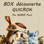 Box découverte QUICROK par BAMM Paris pour lapins, cochons d'inde, octodons, chinchillas, hamsters, gerbilles