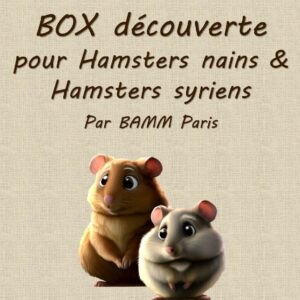 Box découverte naturelle pour hamsters nains et hamsters syriens par BAMM Paris