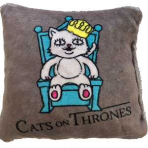 Coussin-de-jeu-Cats-on-Thrones jouet pour chat par Bubimex